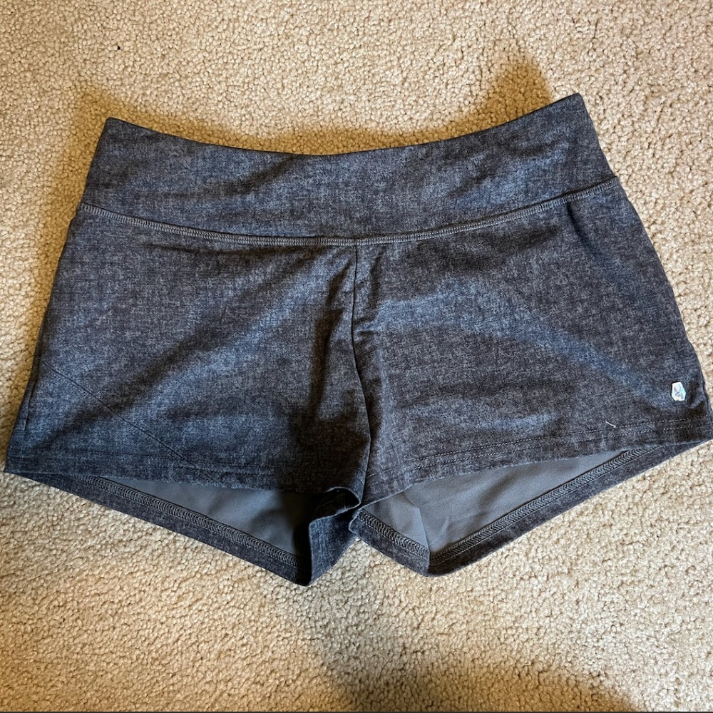 Women's Spyder Athletic Shorts in Dark Gray